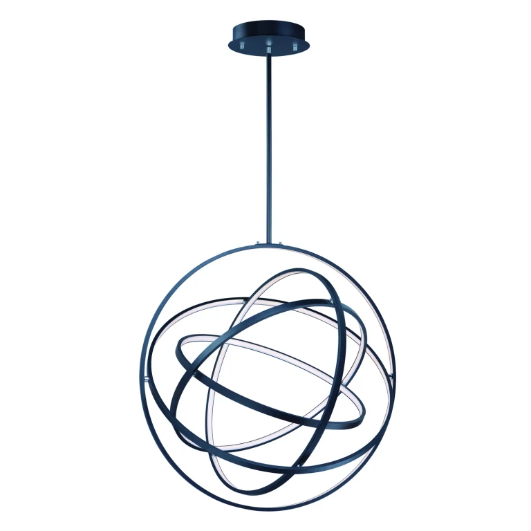 Black LED Pendant from the Gyro II Collection