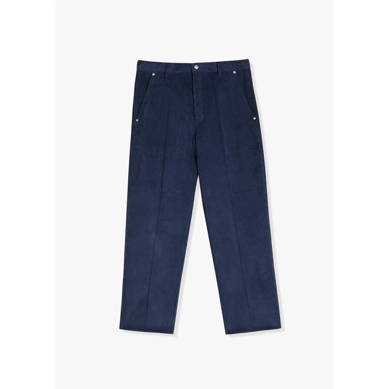Doppiaa Aandromaco Velvet Trousers Navy - Unisex