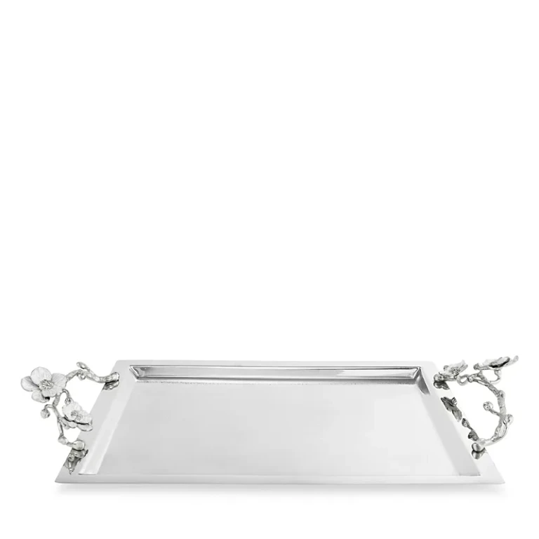 Michael Aram Silver Orchid Large Tray