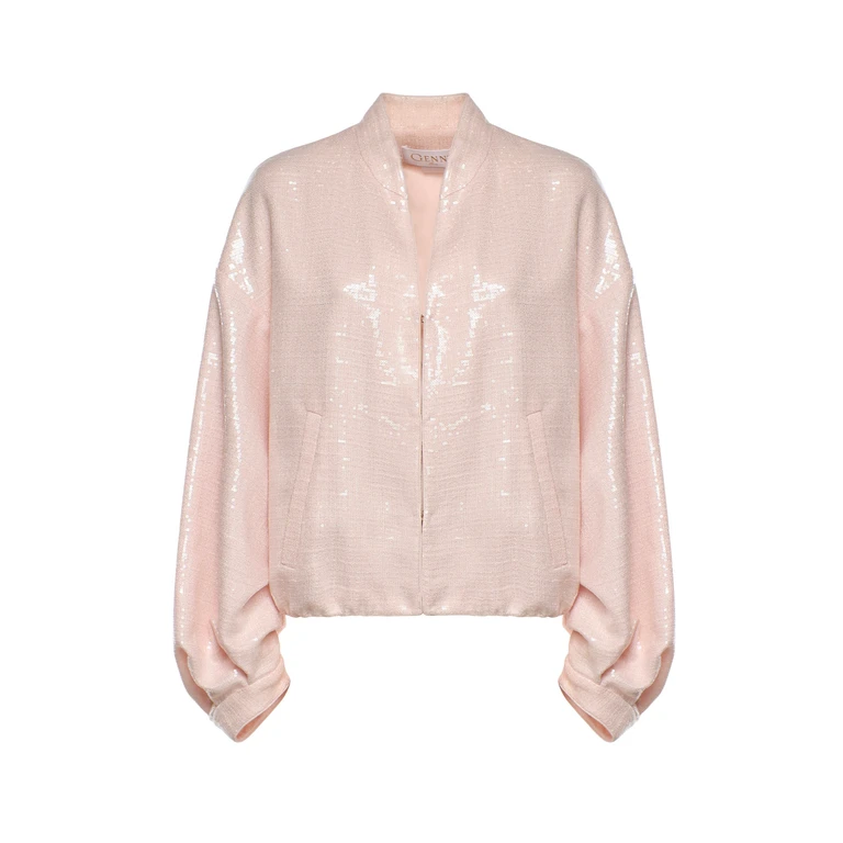 Genny Coats Salmon Polyester - Women