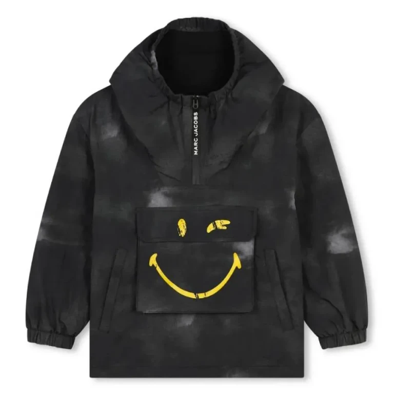Little Marc Jacobs Boys Smiley Face Windbreaker Jacket