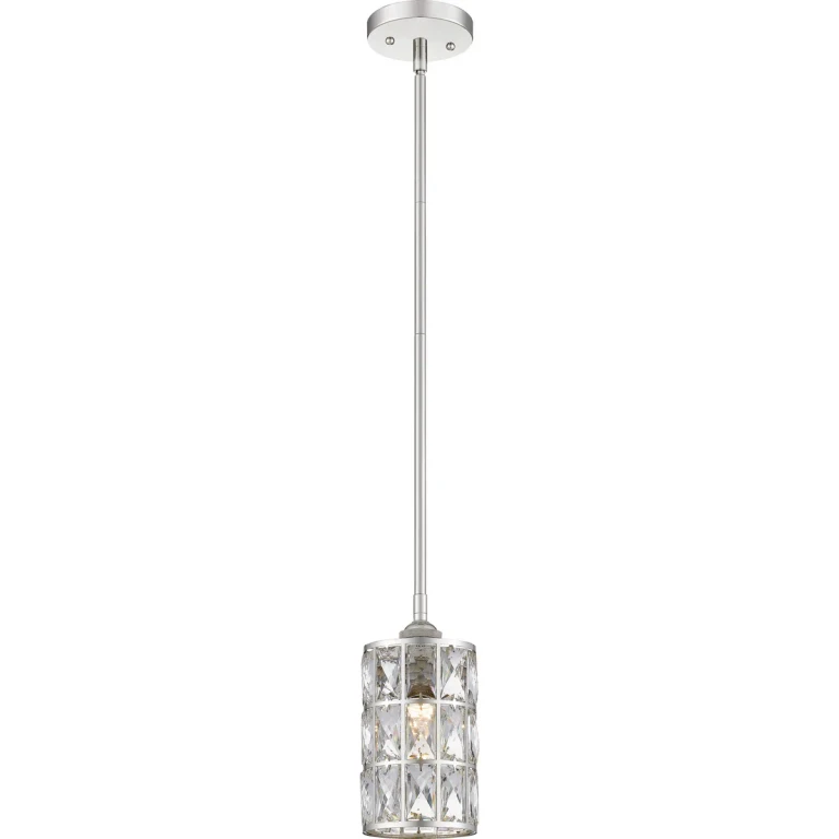 Oliver 1-Light Mini Pendant in Polished Nickel