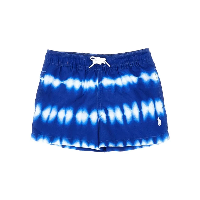 RALPH LAUREN Swimshorts with logo embroidery Kids 2Y