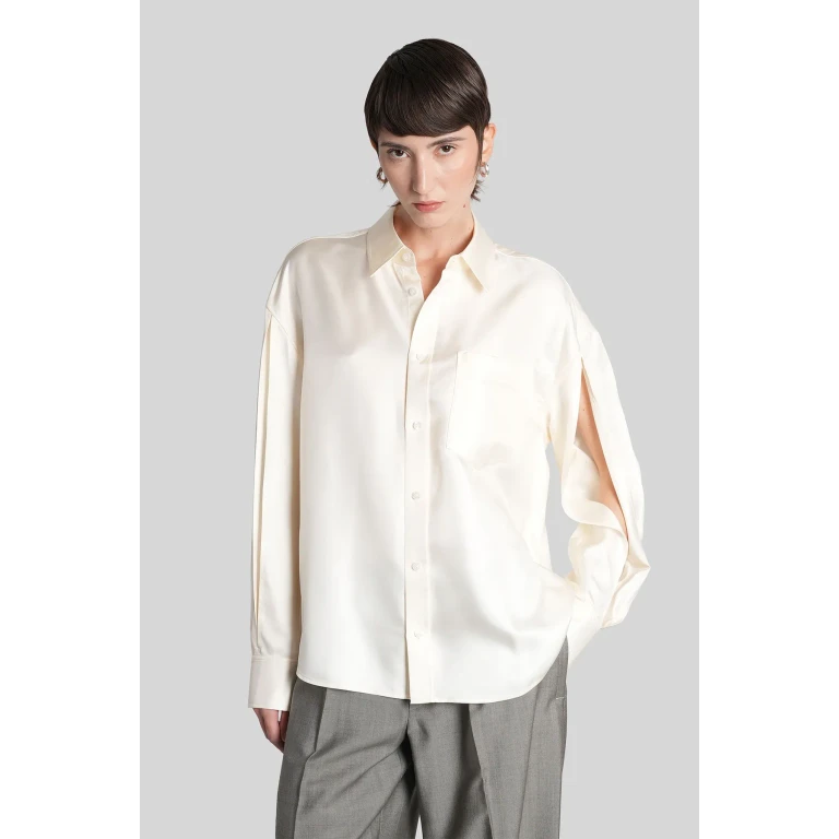Zimmermann Shirt In Beige Silk