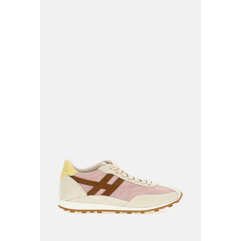 Hogan Sneakers Pink Mutton Leather Calfskin - Women