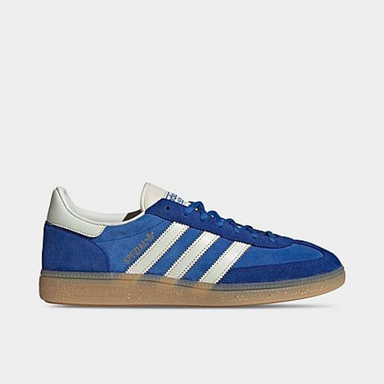 adidas Men's Originals Handball Spezial Casual Shoes in Blue/Off White/Team Royal Blue Size: 7.5