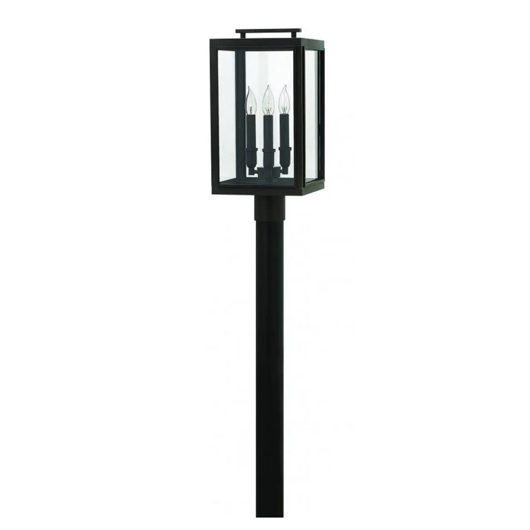 Oil Rubbed Bronze LED Post Top Pier Mount from the Sutcliffe Collection
