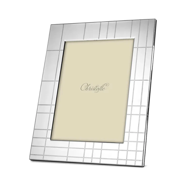 Christofle Graphik Stainless Steel Frame, 5 x 7