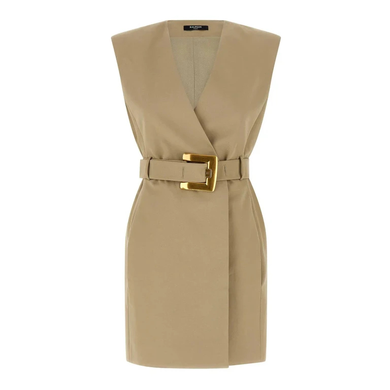 Balmain 迷你腰带西装裙