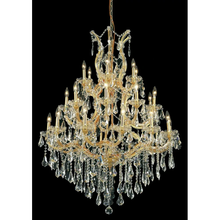 Gold 28 Light Chandelier from the Maria Theresa Collection