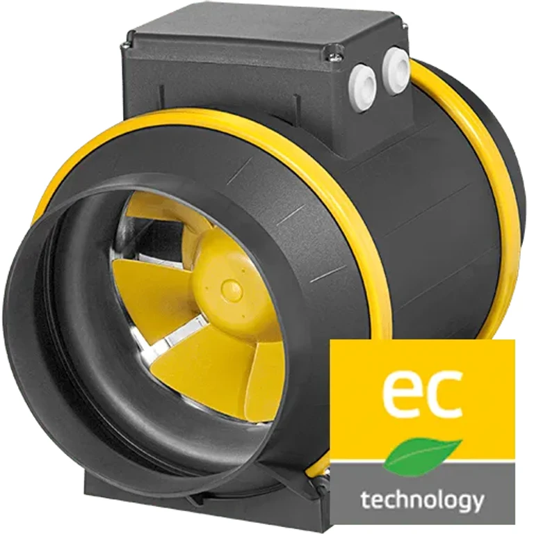 Ruck Air Movement 8-In. Prime EVO EC 756 CFM Mixed Flow Inline Duct Fan