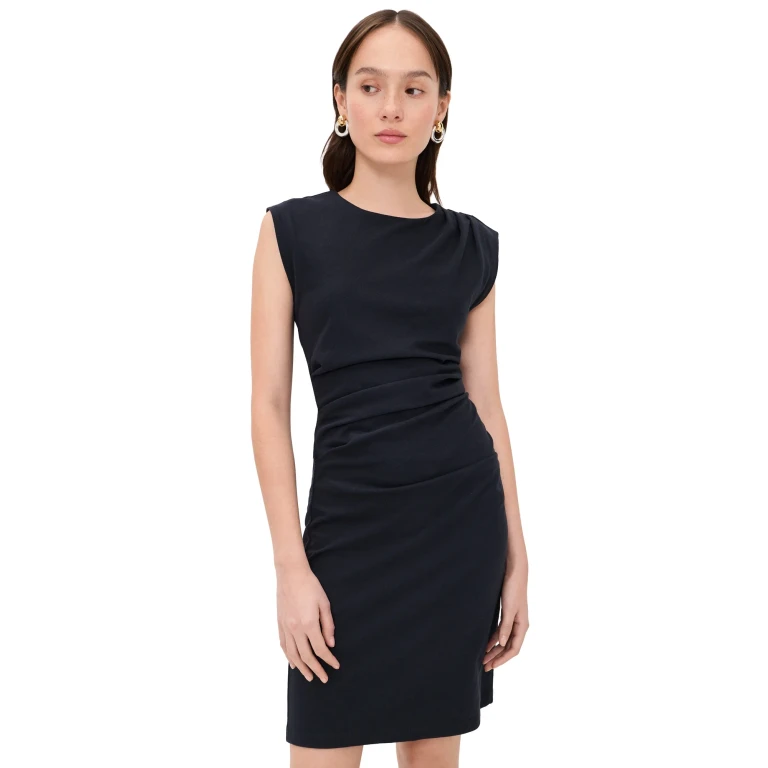 Vince Twisted Drape Dress Eclipse XS