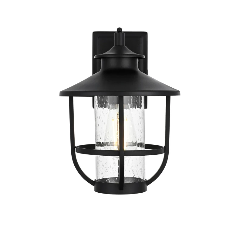 Black Outdoor Wall Sconce from the Tilton Collection