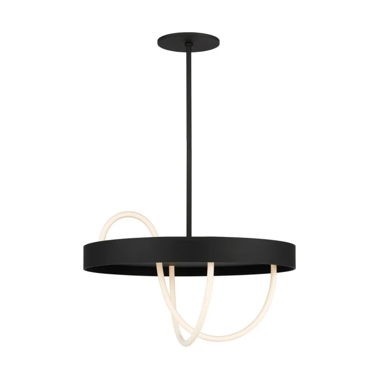 Nightshade Black LED Chandelier from the Uneri Collection