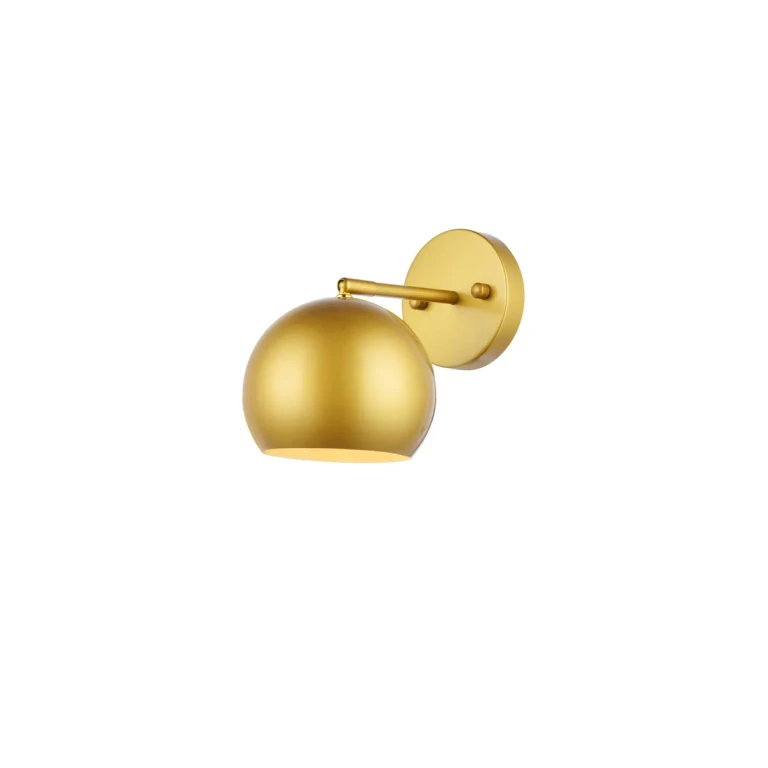 Brass One Light Wall Sconce from the Othello Collection