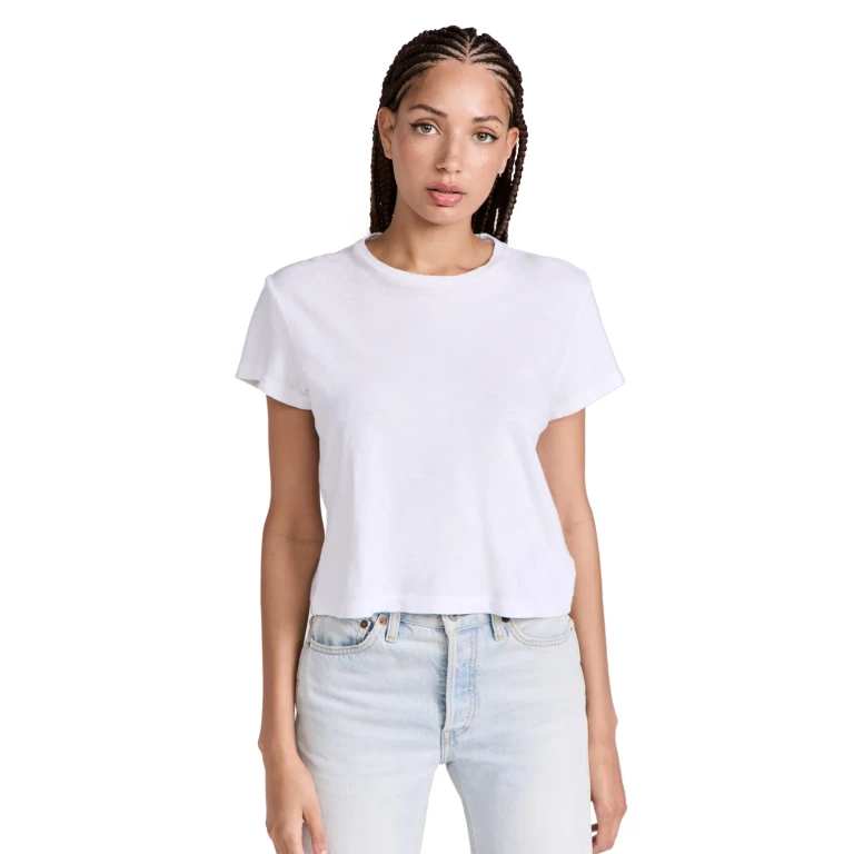 RE/DONE 1950s Boxy Tee Optic White XS
