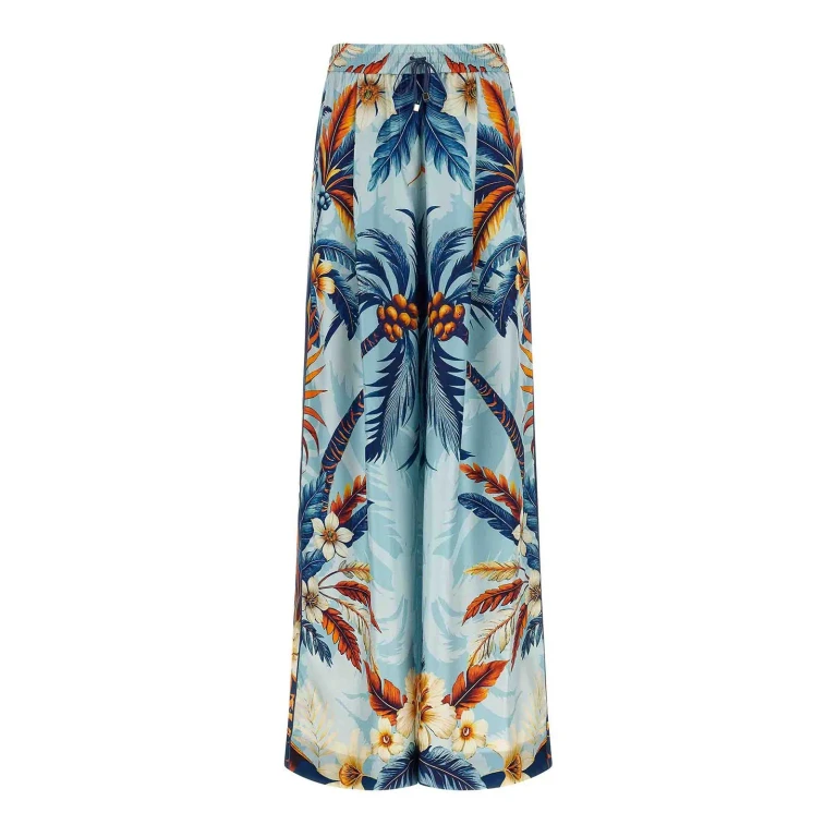 F. R.S For Restless Sleepers Pantalons Décontractés - Bleu Clair
