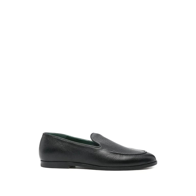 Vinny's Marcel Grained-leather Loafers