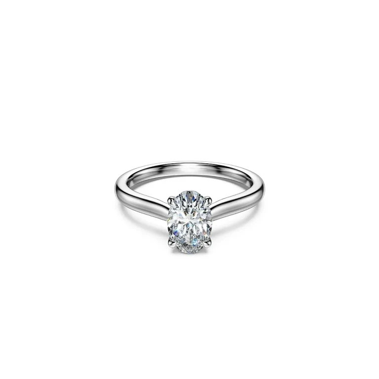 Swarovski Eternity Certified Lab Grown Diamond Oval Engagement Ring