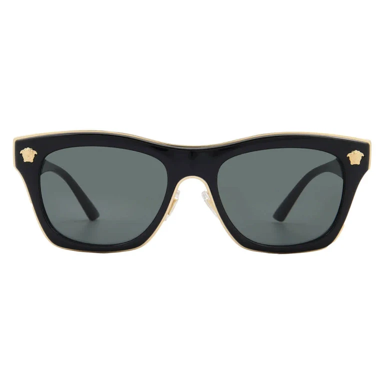 Versace Dark Grey Square Mens Sunglasses VE2272 GB1/87 53