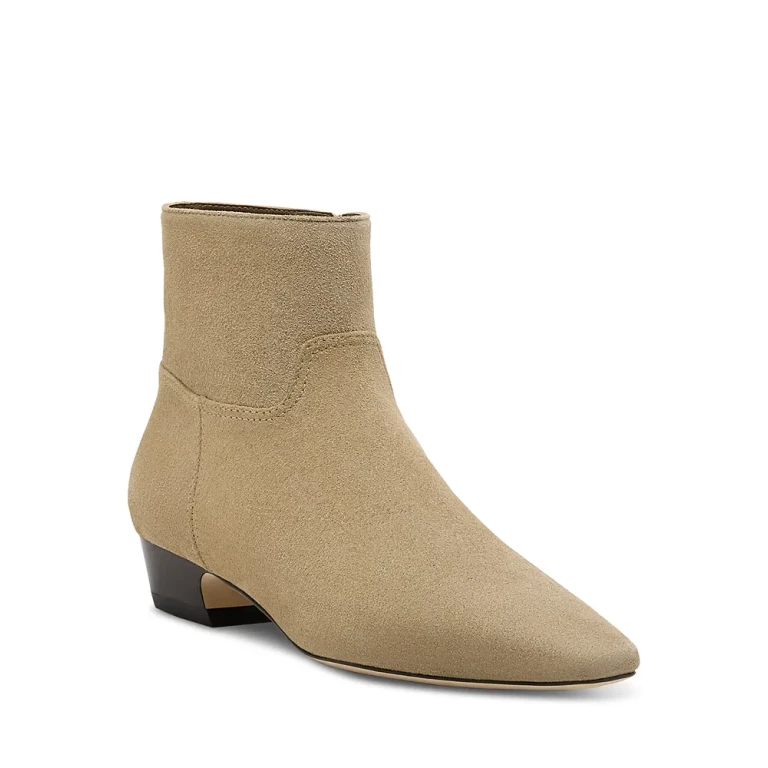 Stuart Weitzman Donna Stassi Zip Booties