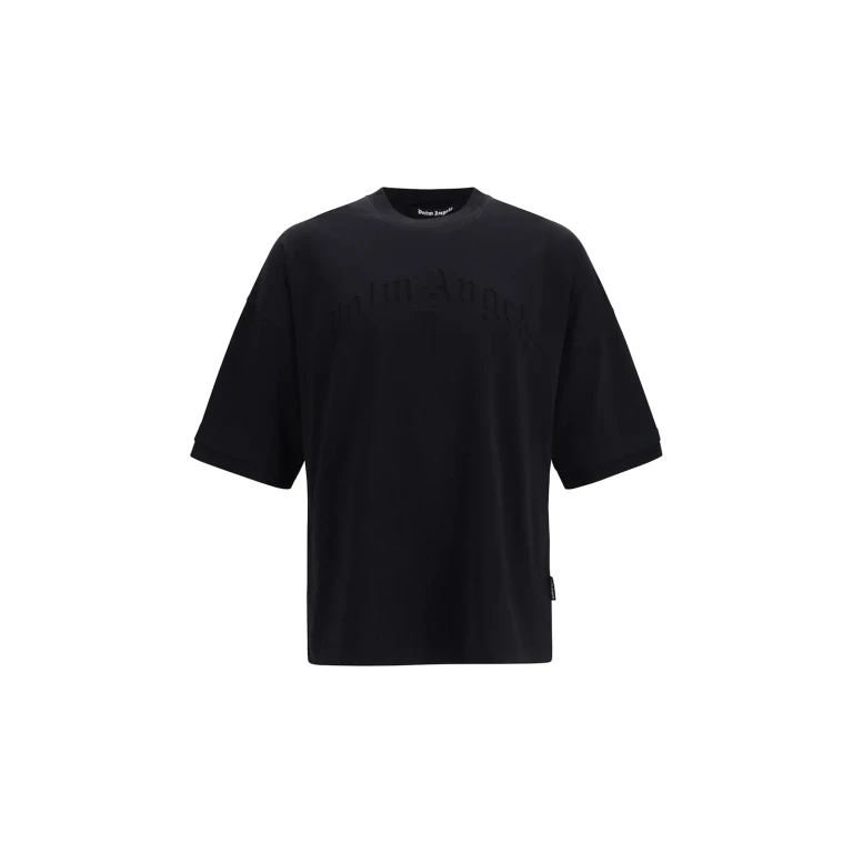 Palm Angels Curved Logo Double-layer T-shirt