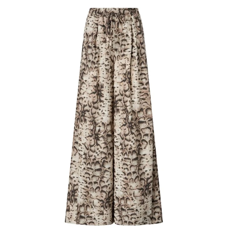 Pinko Trousers Brown Cotton - Women