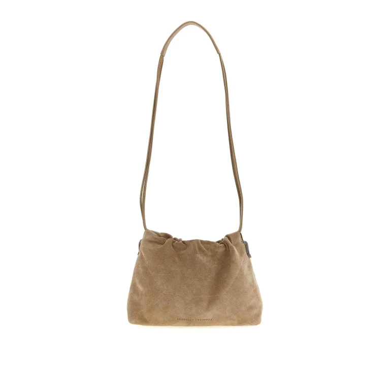 Pochette en daim Brunello Cucinelli