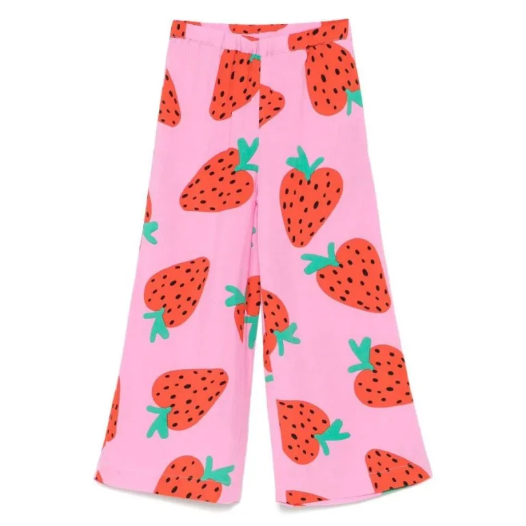 Stella Mccartney Graphic Print Wide Pants