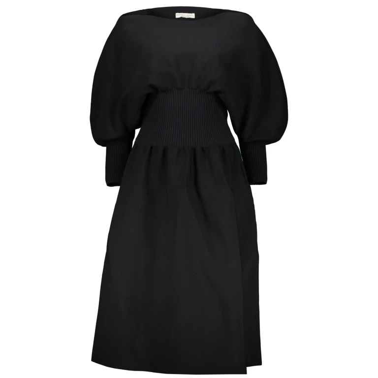 Bottega Veneta Black Viscose Blend Dress