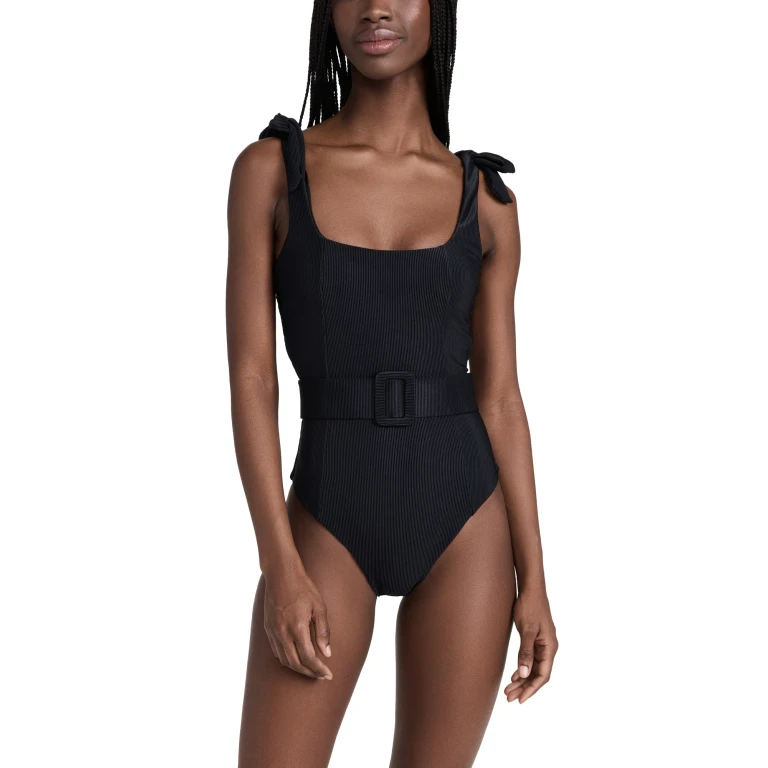 Beach Riot Sydney Belted One Piece Black M