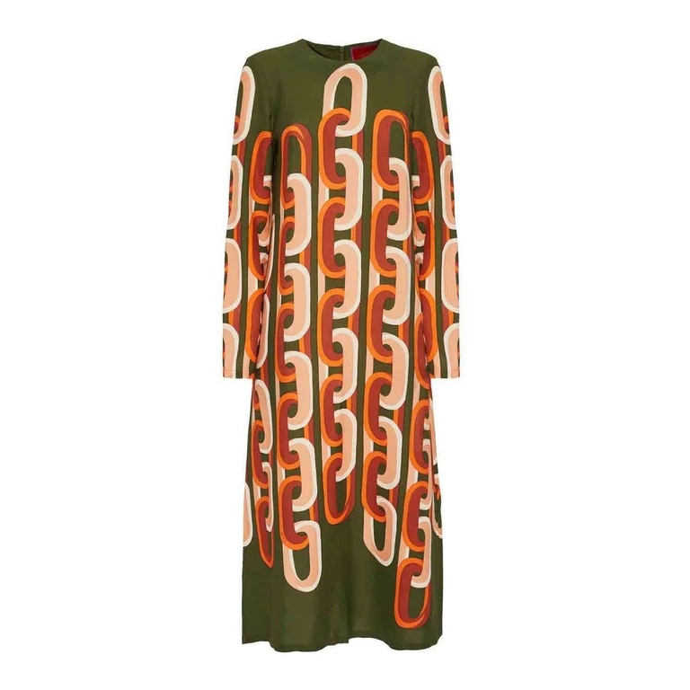 La DoubleJ Robe Au Genou - Multicolore
