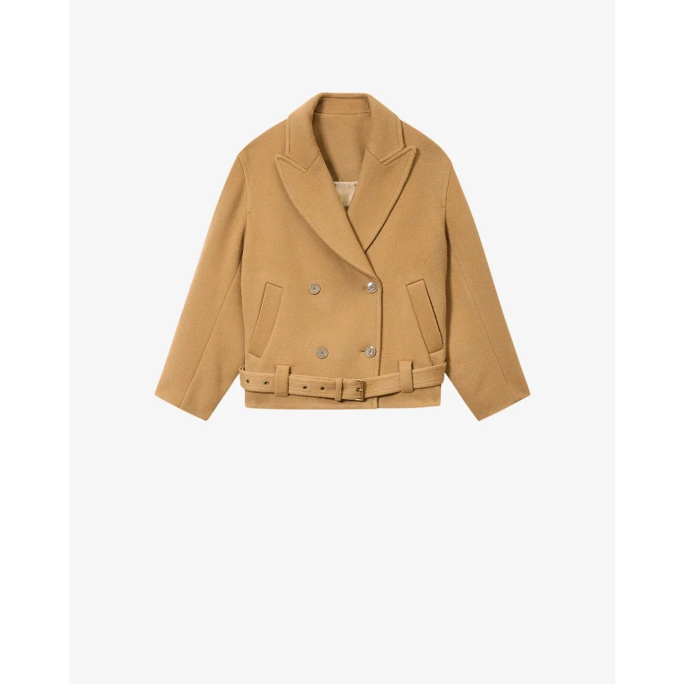 Manteau Warna - Femme - Camel - Taille 34 - Isabel Marant