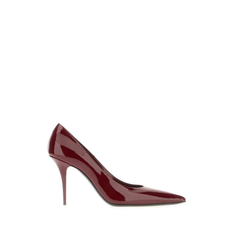 Gucci Burgundy Leather Pumps