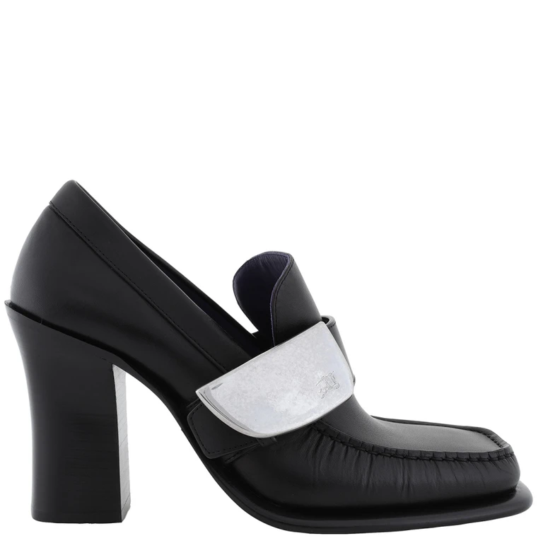 Burberry London Shield Plaque Heel Pumps