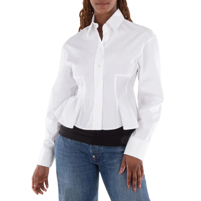 Stella McCartney Peplum Waist Cotton Shirt