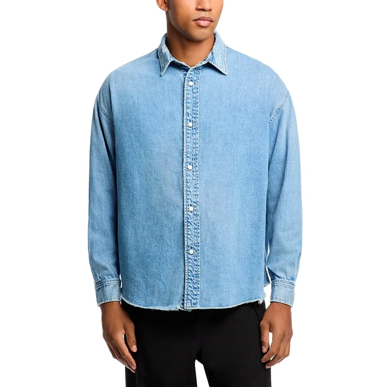 Frame Relaxed Fit Denim Shirt