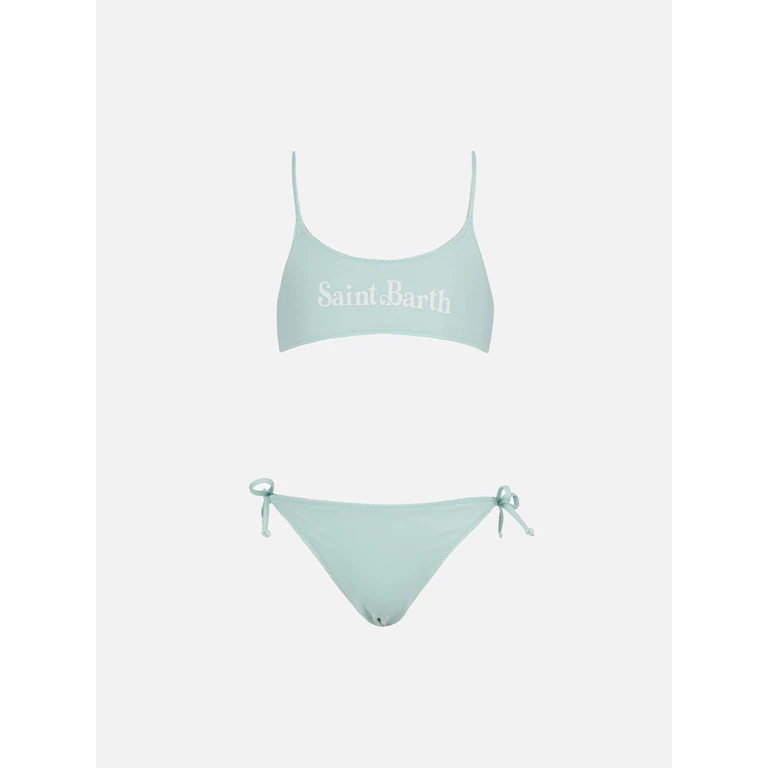 Mc2 Saint Barth Girl Double Face Bralette Bikini Jaiden Green