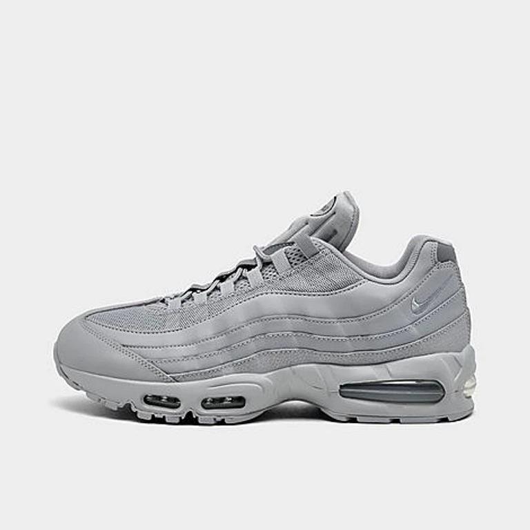 Nike Men's Air Max 95 Big Bubble Casual Shoes in Wolf Grey/Wolf Grey/Anthracite Size: 7.5