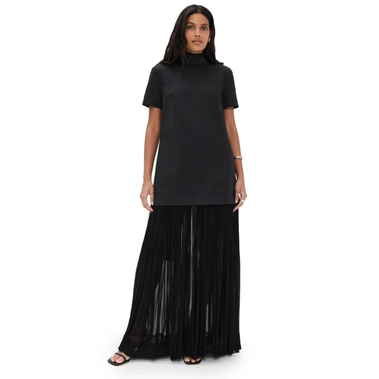 STAUD 피아 드레스 블랙 L