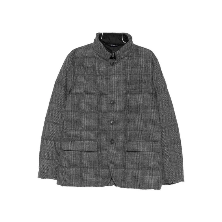 Fay Manteau Au Genou - Gris