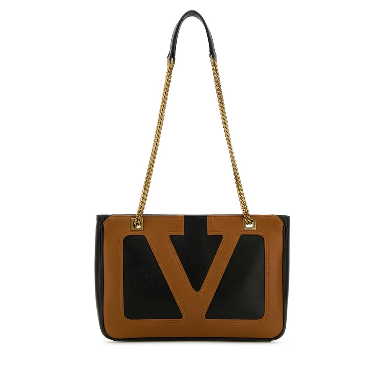 Black Nappa Leather Small Viva Superstar Shoulder Bag Nerospice Borse A Mano - Women