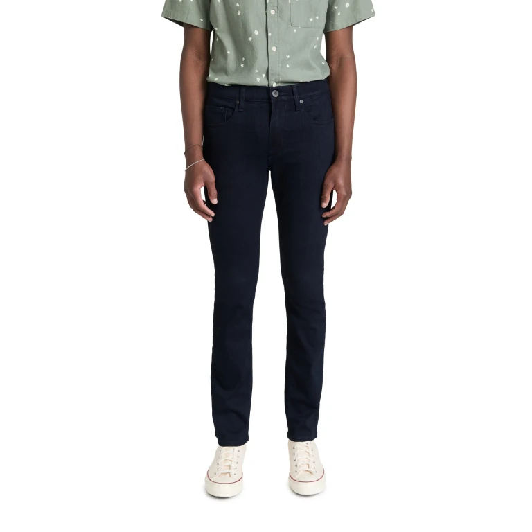 PAIGE Federal Transcend Slim Straight Jeans Inkwell 38