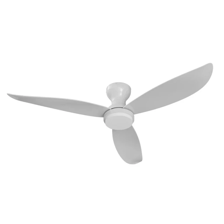 White 52" Ceiling Fan from the Banks Collection
