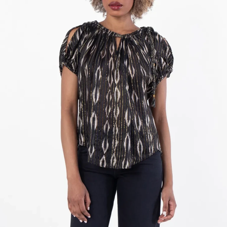 Isabel Marant Sonae Pleated Silk Blouse