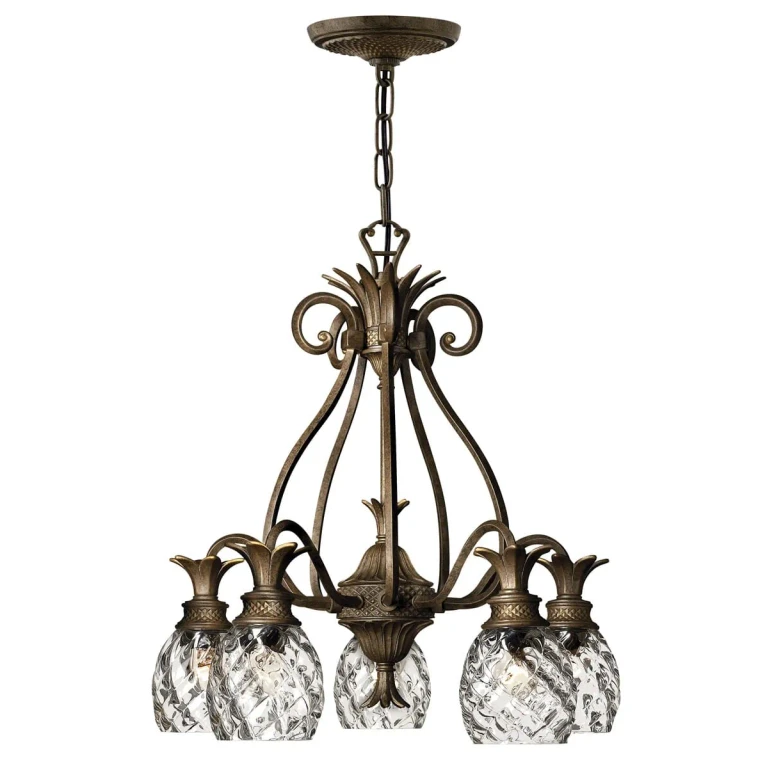 Pearl Bronze LED Foyer Pendant from the Plantation Collection