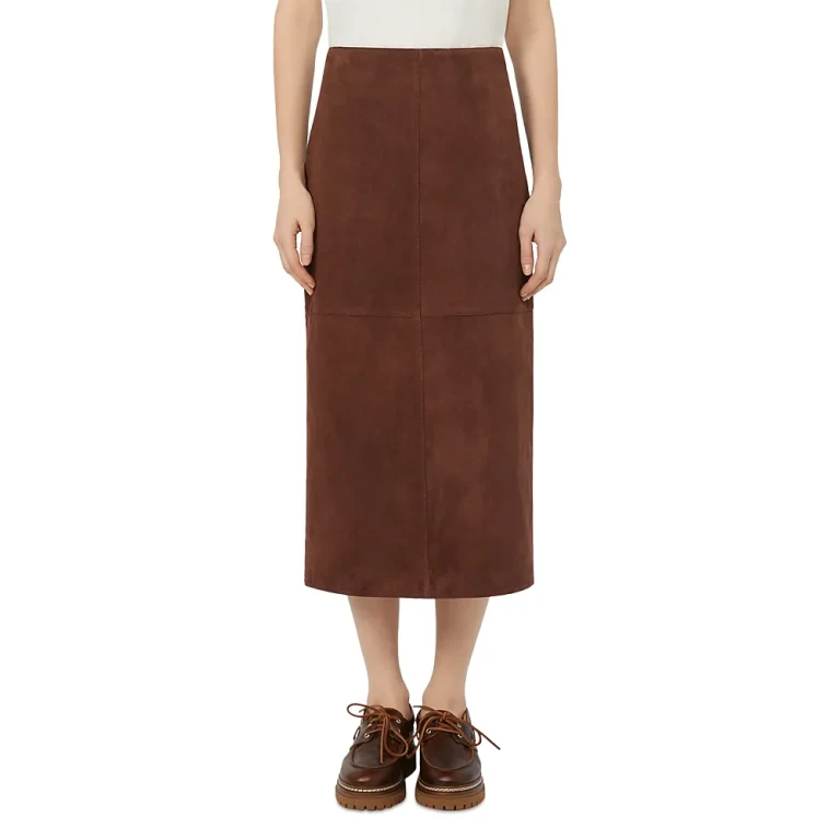 Weekend Max Mara Weekend 2 Pala Leather Skirt