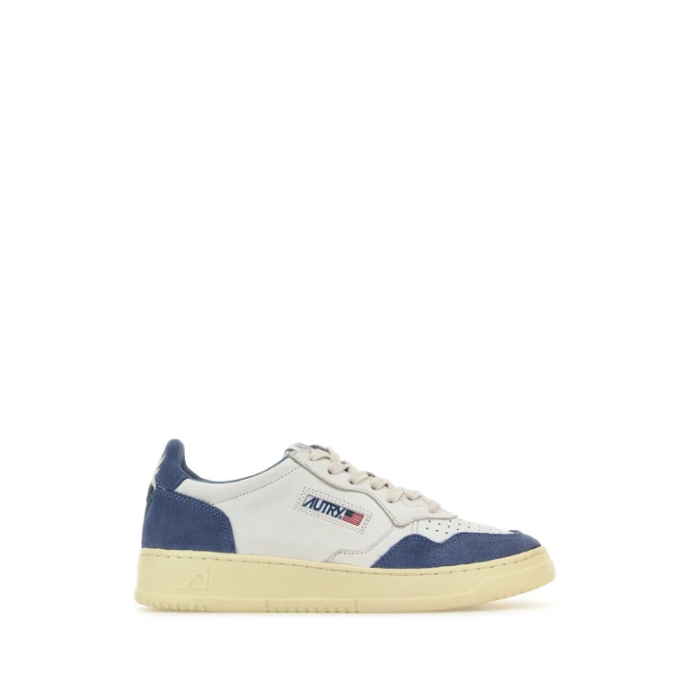 Autry Two-tone Leather And Suede Medalist Sneakers