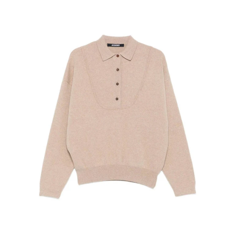 Jacquemus Pull Col Rond - Beige