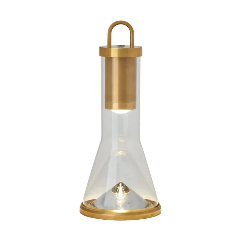Natural Brass LED Table Lamp from the Kandella Collection